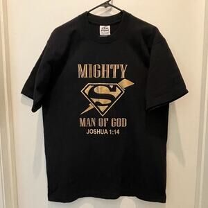Pro Athletic Mighty Man Of God Joshua 1:14 Short Sleeve T-shirt Large
